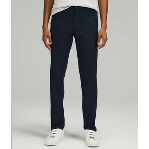 Lululemon Commission Slim Fit Warpstreme Pants Men's Size 36x32 Navy Blue